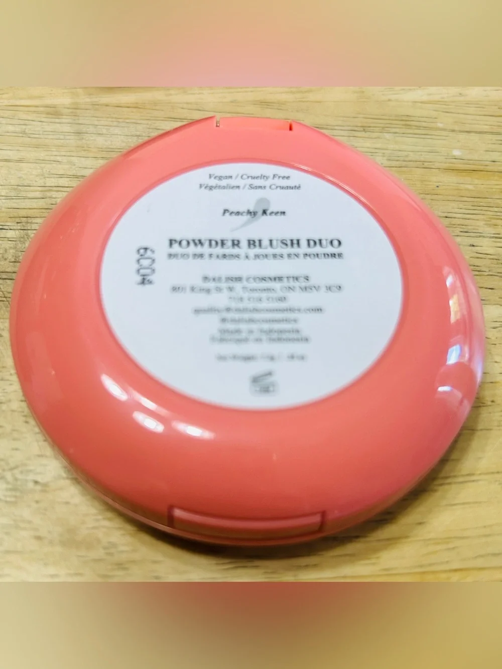 da lish powder blush duo, peachy keen. NEW, never used.